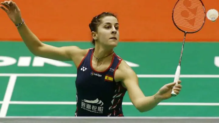 Carolina Marín, en un partido