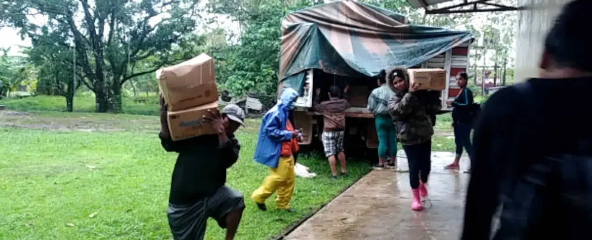 Albergues de Bluefields y Bilwi abastecidos de alimentos para familias
