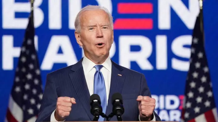 Joe Biden en campaña electoral.