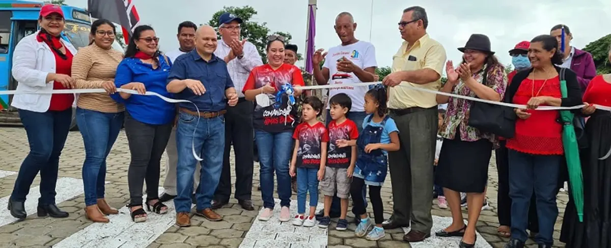 Inauguran obras en el proyecto Bismarck Martínez en Ciudad Sandino