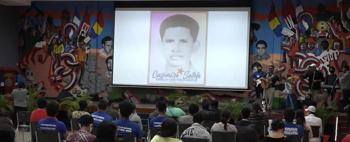 Conmemoran paso a la inmortalidad del líder estudiantil Casimiro Sotelo