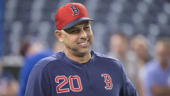 Alex Cora, mánager de los Medias Rojas.