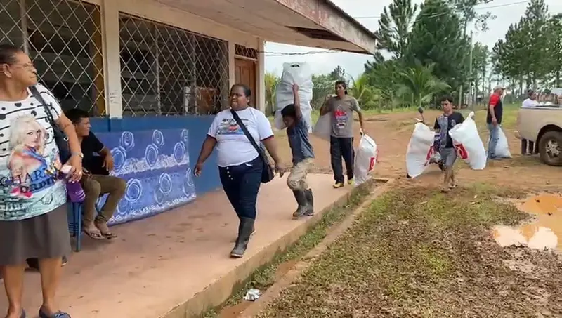 familias de Prinzapolka evacuadas tas amenaza de ciclón