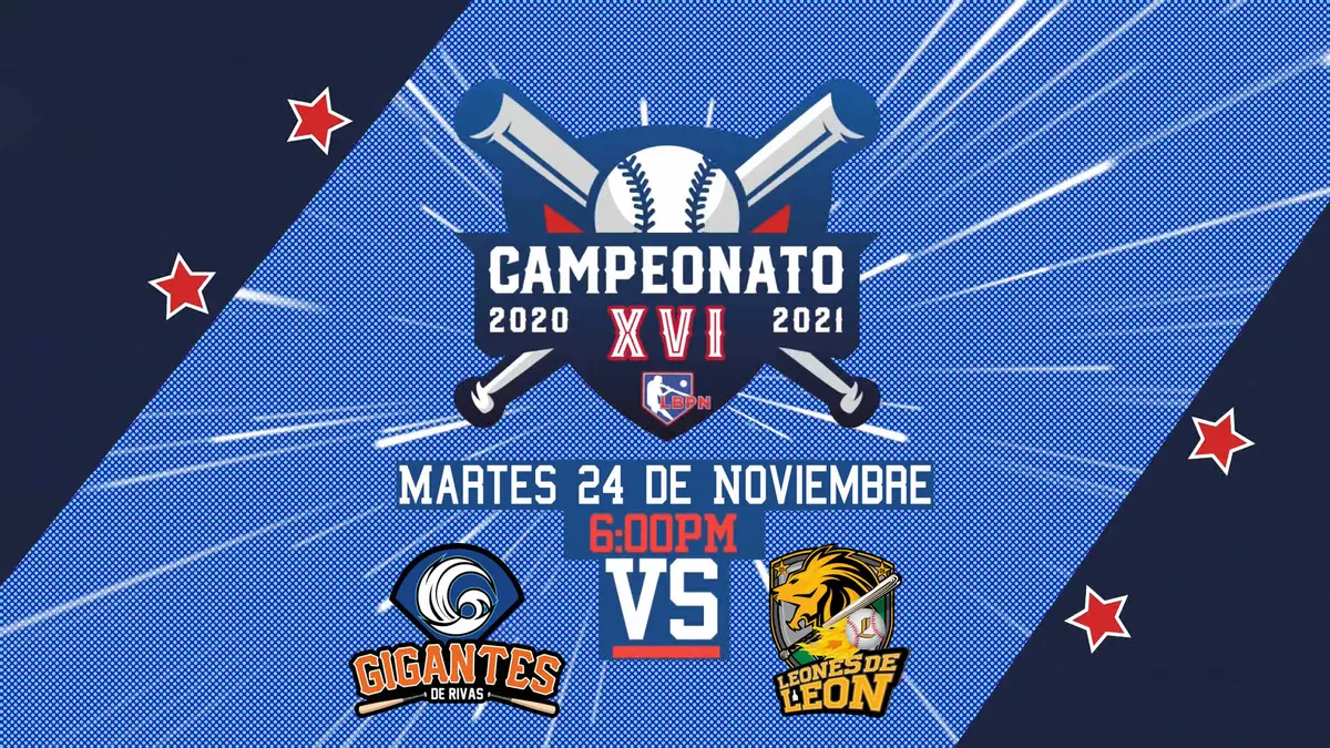 Gigantes de Rivas vs. Leones de León - [Partido Completo] - [24/11/20]