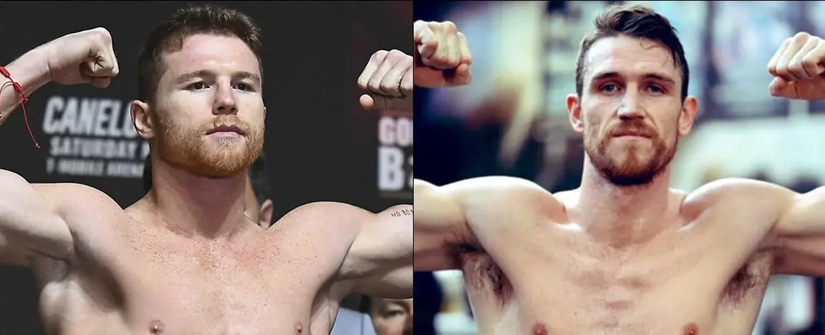 Todo listo para la pelea entre Canelo Álvarez y Callum Smith