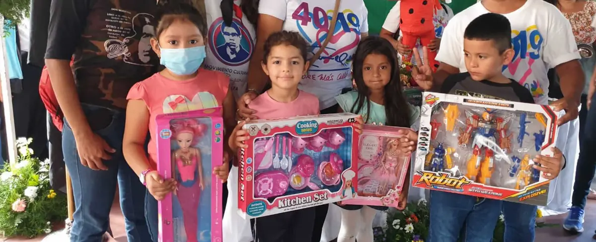 Más de 17 mil niños de Matagalpa reciben el regalo de navidad enviado por el Gobierno