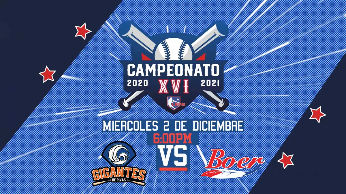 Gigantes de Rivas vs. Indios del Bóer - [Partido Completo] - [02/12/20]