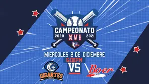 Gigantes de Rivas vs. Indios del Bóer - [Partido Completo] - [02/12/20]