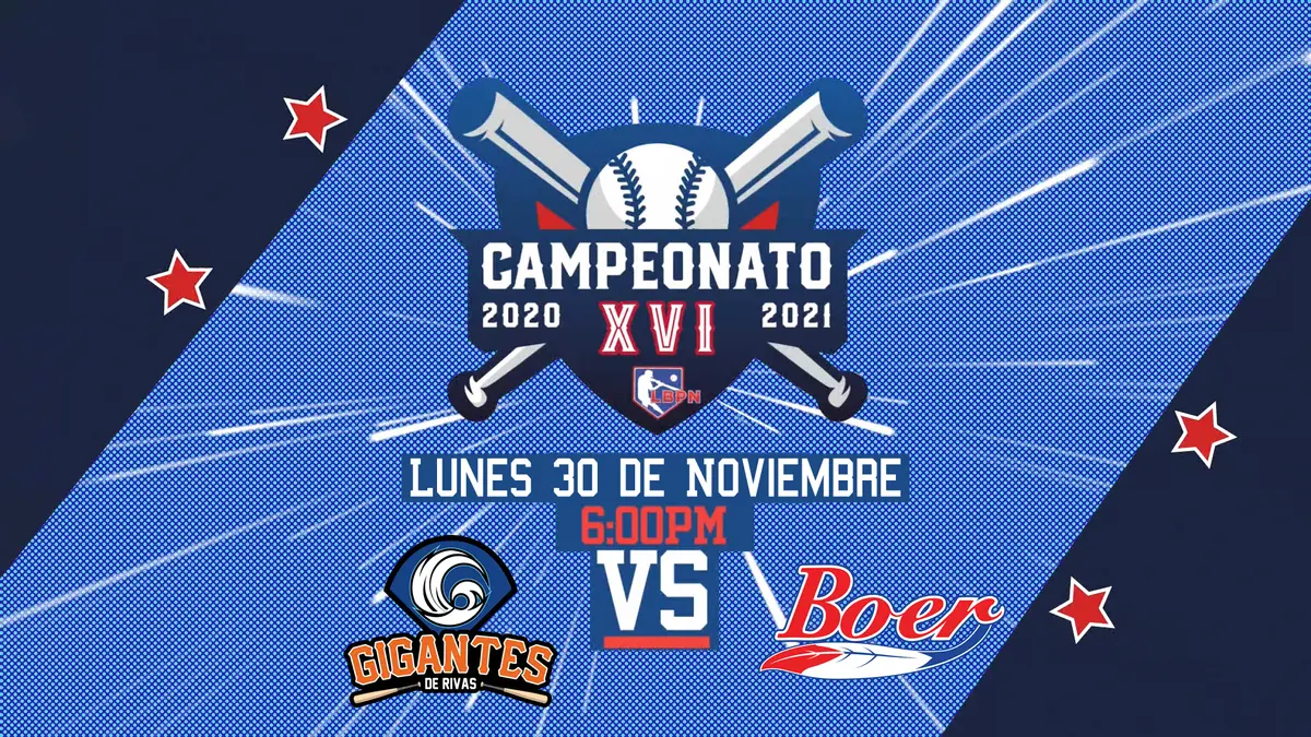 Gigantes de Rivas vs. Indios del Bóer - [Partido Completo] - [30/11/20]