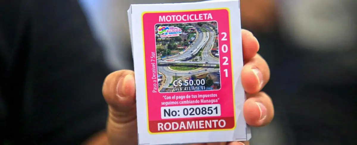 Stickers de rodamiento 2021 es gratis para jubilados en Managua
