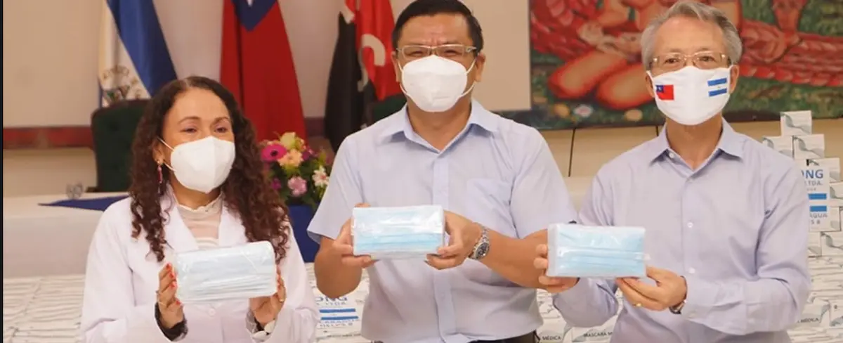Taiwán fortalece sistema de salud en Nicaragua con donación de mascarillas