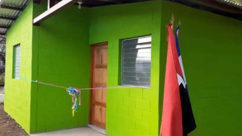 Modelo de vivienda digna del programa Bismarck Martínez