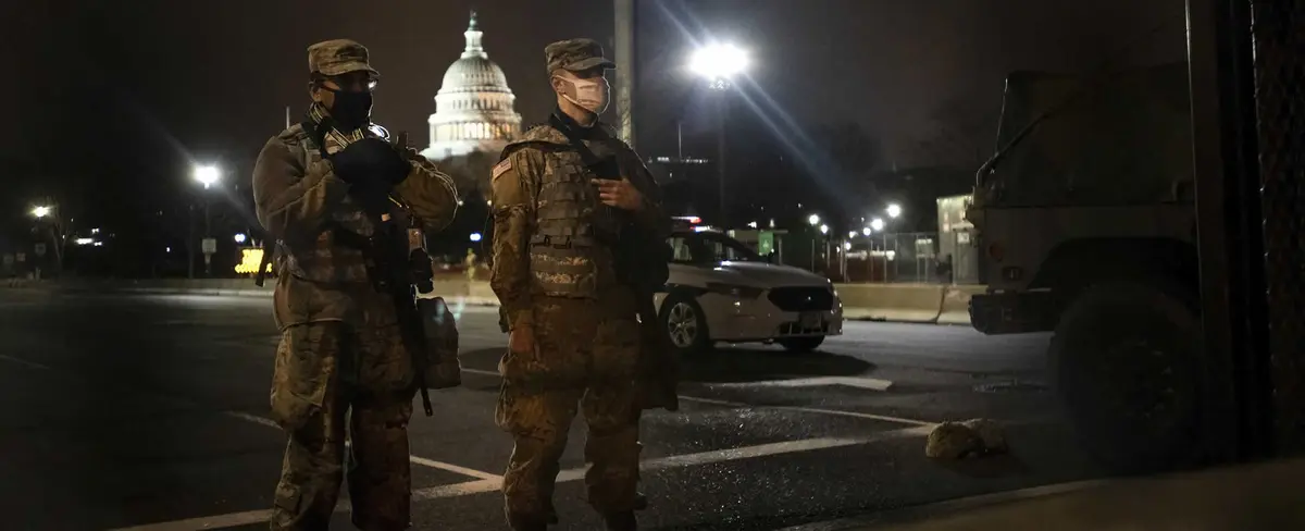 Washington DC despliega 25 mil tropas previo a investidura de Biden
