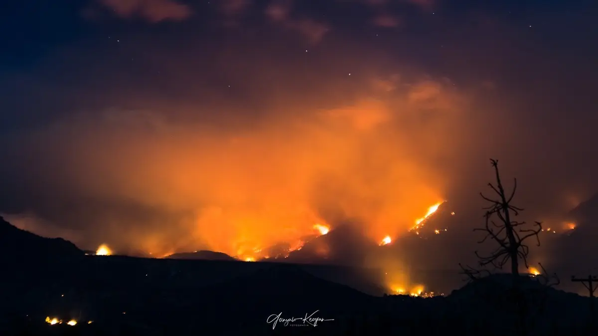 Incendio forestal devora más de 7 mil hectáreas en la Patagonia, Argentina