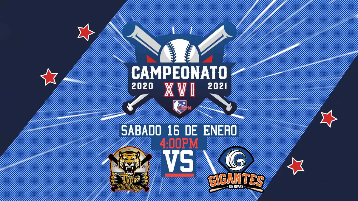 Tigres de Chinandega vs. Gigantes de Rivas - [Partido Completo] - [16/01/21]