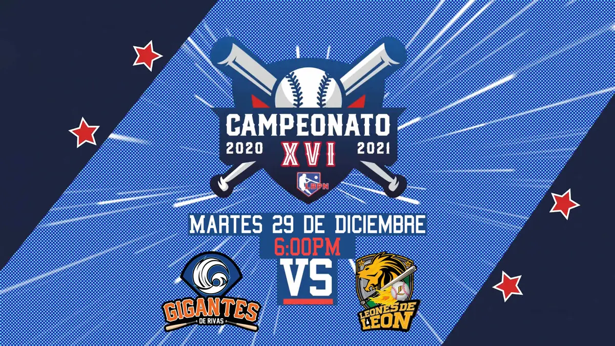 Gigantes de Rivas vs. Leones de León - [Partido Completo] - [29/12/20]