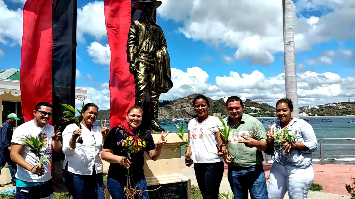 Militancia sandinista conmemora legado del General Sandino en San Juan del Sur