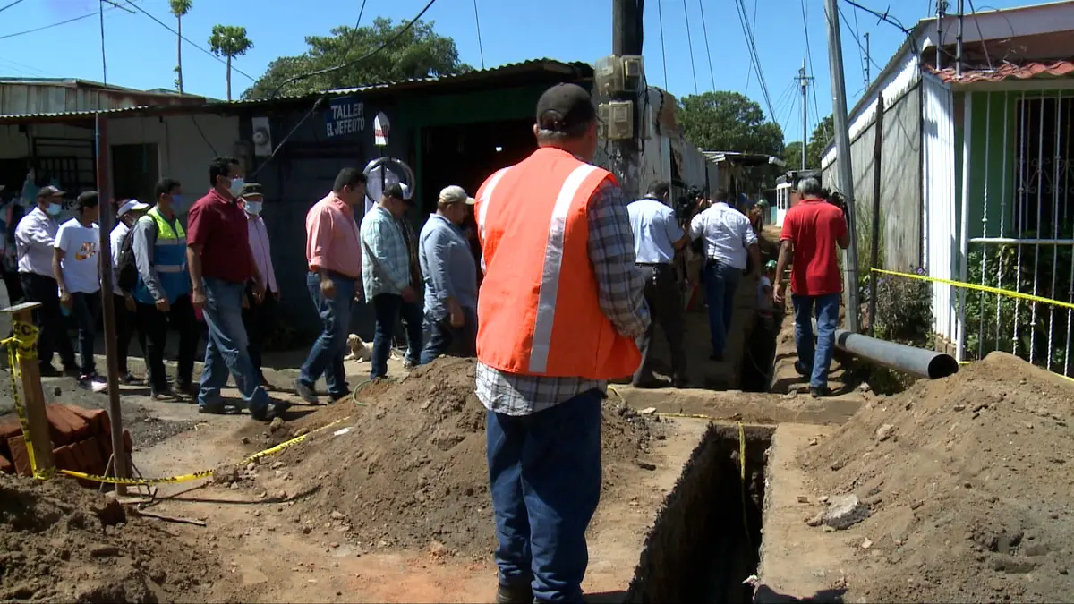 Alcaldía de Managua ejecuta proyecto de aguas negras en el barrio San José