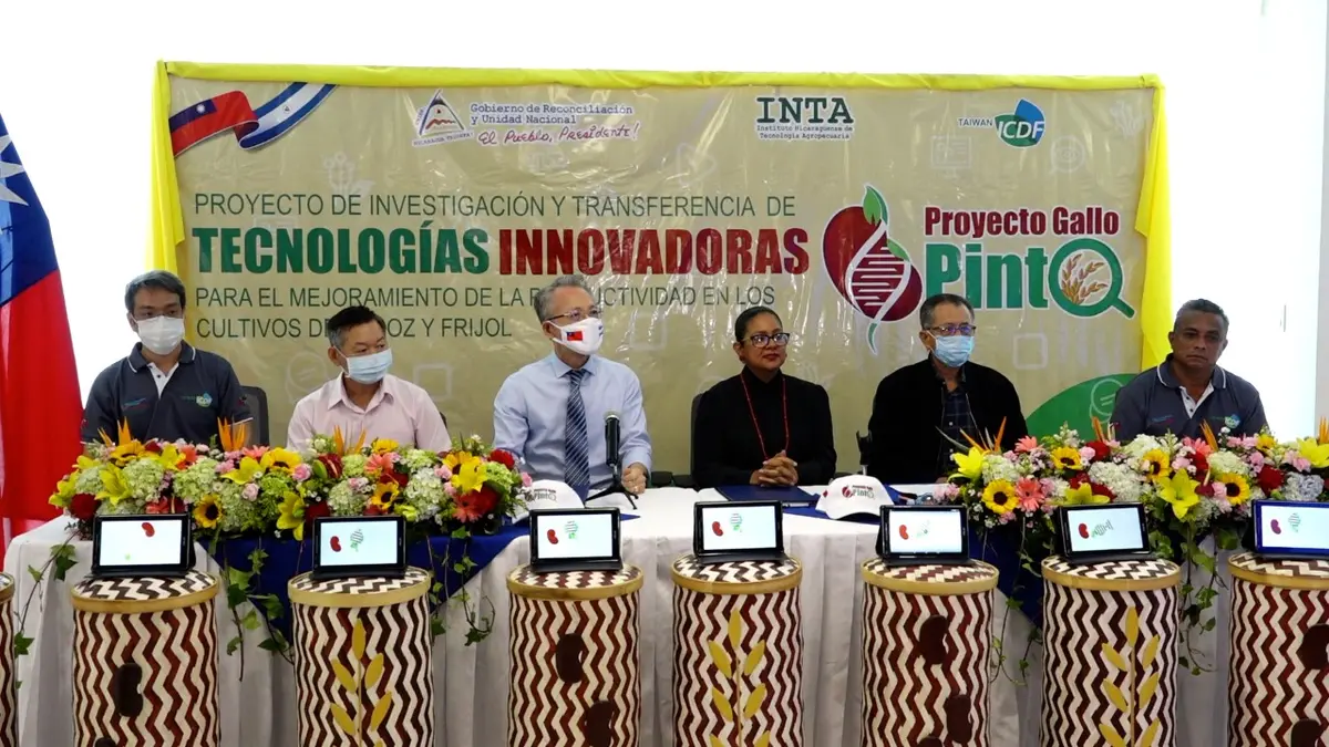 Nicaragua y Taiwán promueven innovación tecnológica en la producción de granos