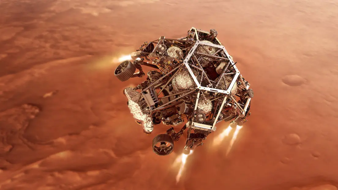 ¡Exitoso aterrizaje! Rover Perseverance busca indicios de vida en Marte