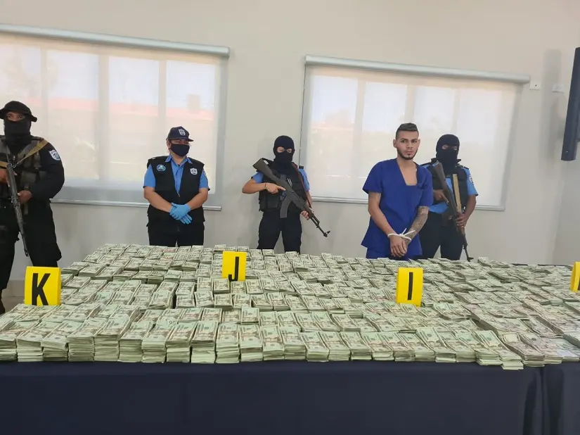 Policía Nacional incauta U$2 millones al crimen organizado en Chontales