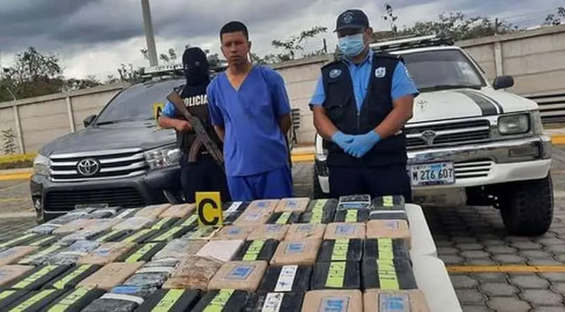 Incautan 81 kilos de cocaína valoradas en más de U$2 millones en Rivas
