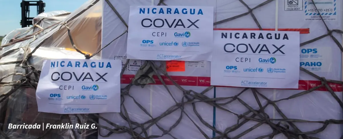 Nicaragua recibe 135 mil vacunas contra la Covid-19 mediante mecanismo Covax