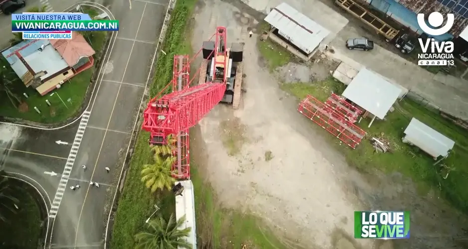 Nicaragua dinamiza exportaciones con moderna grúa en el Puerto Arlen Siu