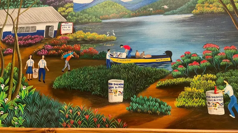 "Viva Solentiname libre de plástico", exposición que reúne artistas y artesanos