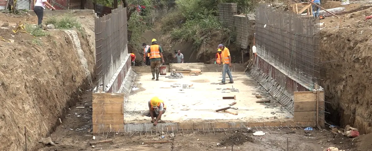 Alcaldía de Managua construye puente vehicular en el barrio Pablo VI