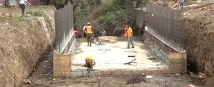 Alcaldía de Managua construye puente vehicular en el barrio Pablo VI