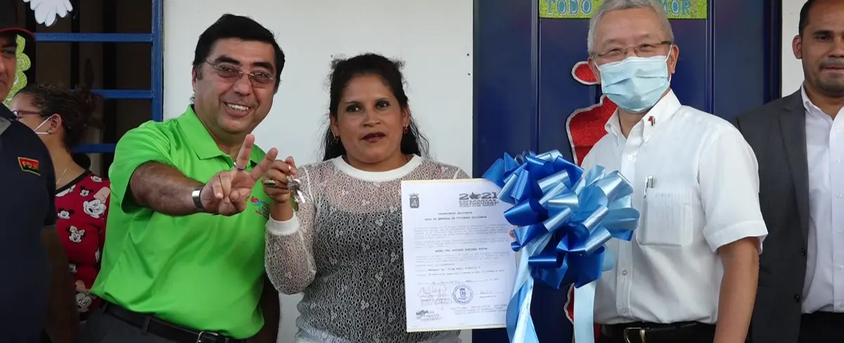 Doña Hazel Aguirre vive en seguridad con su nueva Vivienda Digna