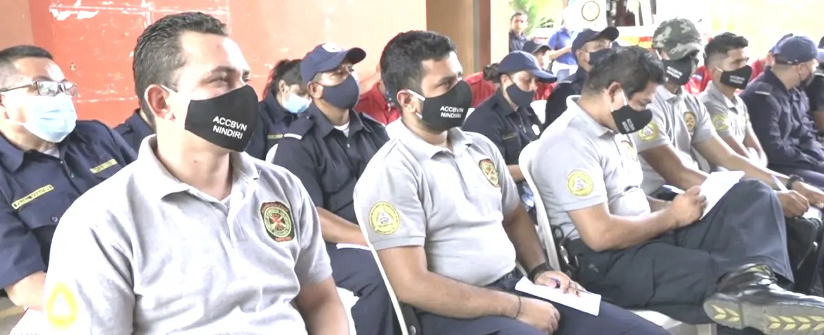 Bomberos de Masaya fortalecen sus técnicas para atender emergencias