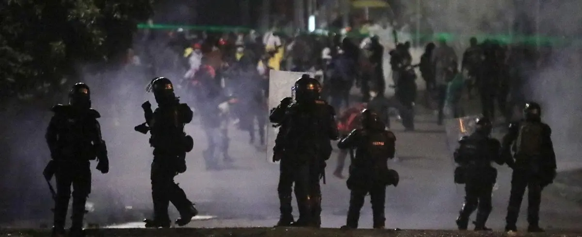 Colombia reporta la primera víctima fatal por represión contra civiles