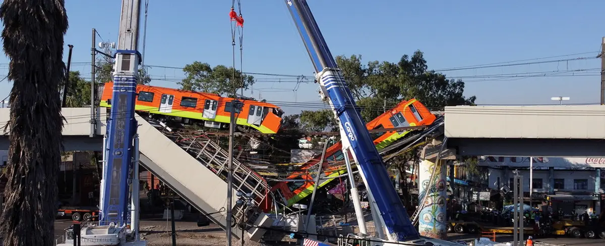 Falla en la estructura metálica causa tragedia de Metro en México