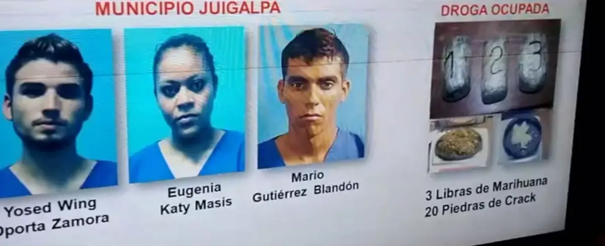 Policía de Chontales incauta 3 libras de marihuana y 20 piedras de crack