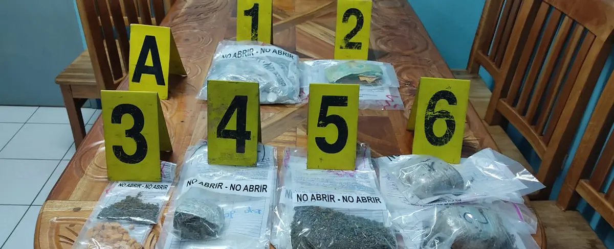Policía decomisa 2 libras de marihuana y 25 piedras de crack en Masaya