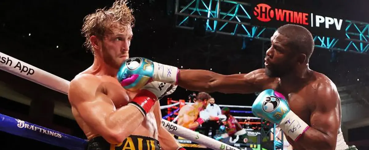 Bajas expectativas con Mayweather tras no poder noquear a Logan Paul