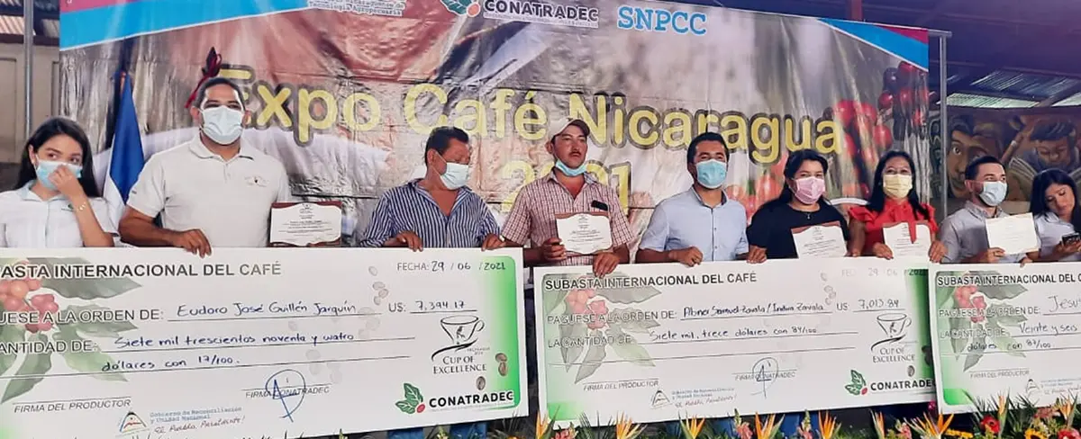 Nicaragua rompe su propio récord en subasta internacional de café