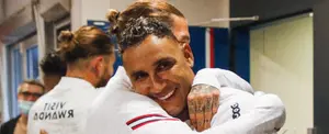 Emotivo reencuentro de Sergio Ramos y Keylor Navas en vestíbulos del PSG