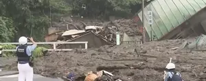 Deslizamiento de tierra deja como resultado a 20 personas desaparecidas en Japón