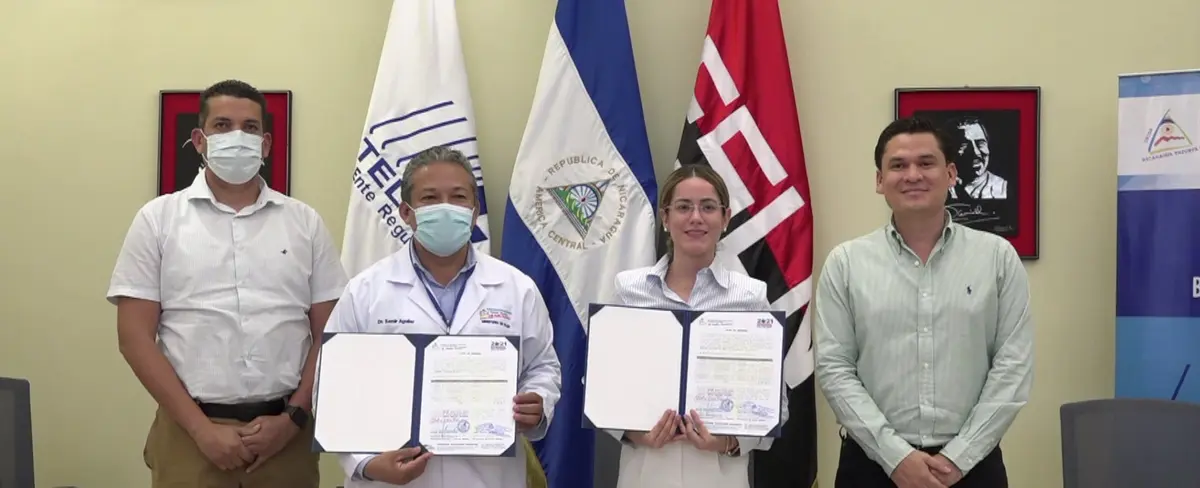 Telcor dona al Ministerio de Salud 12 millones de córdobas en equipos tecnológicos