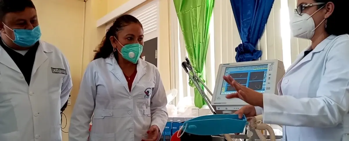 Minsa entrega respiradores artificiales al Hospital José Nieboroswki de Boaco