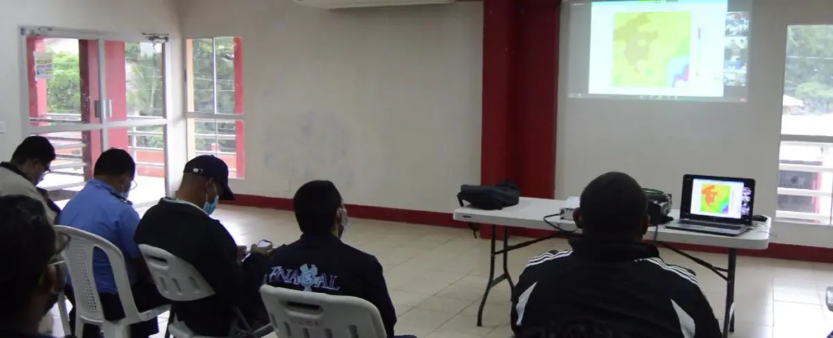 Autoridades del Corpred y Sinapred sostienen reunión sobre situación climatológica en el Caribe nicaragüense