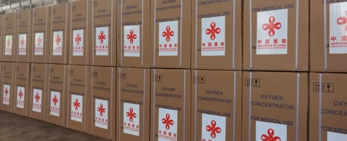 China dona 150 concentradores de oxígeno a Cuba para enfrentar pandemia