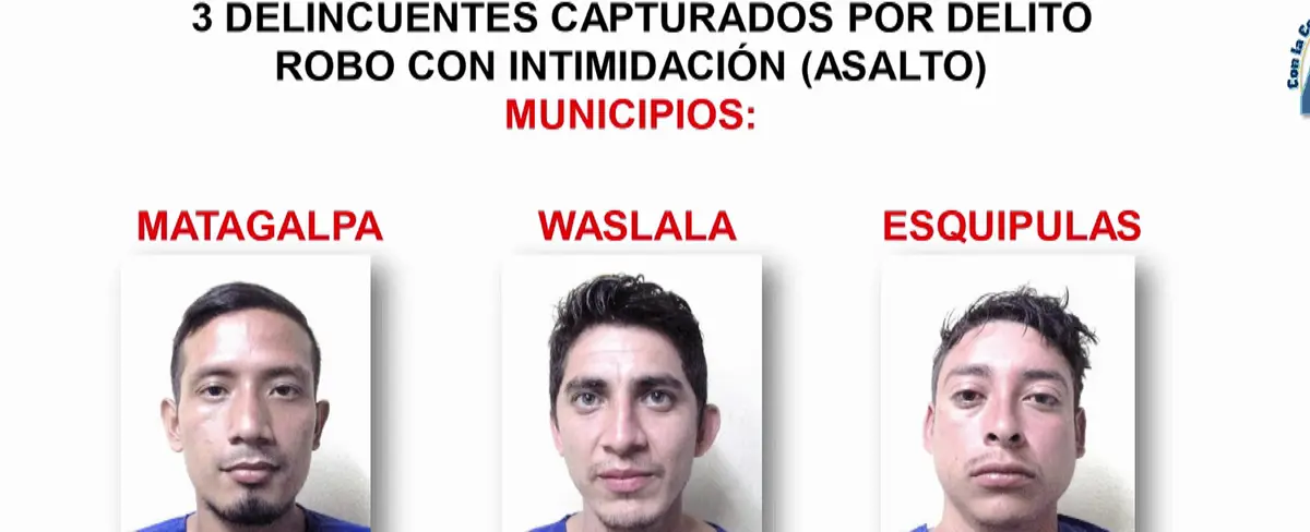 Matagalpa: detienen a diez sujetos que cometían delitos de peligrosidad