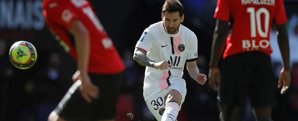 PSG con sus jugadores estrellas caen en su visita al Rennes