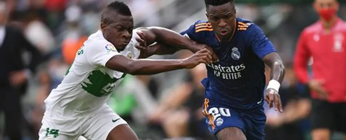 Real Madrid derrota al Elche con un doblete de Vinicius