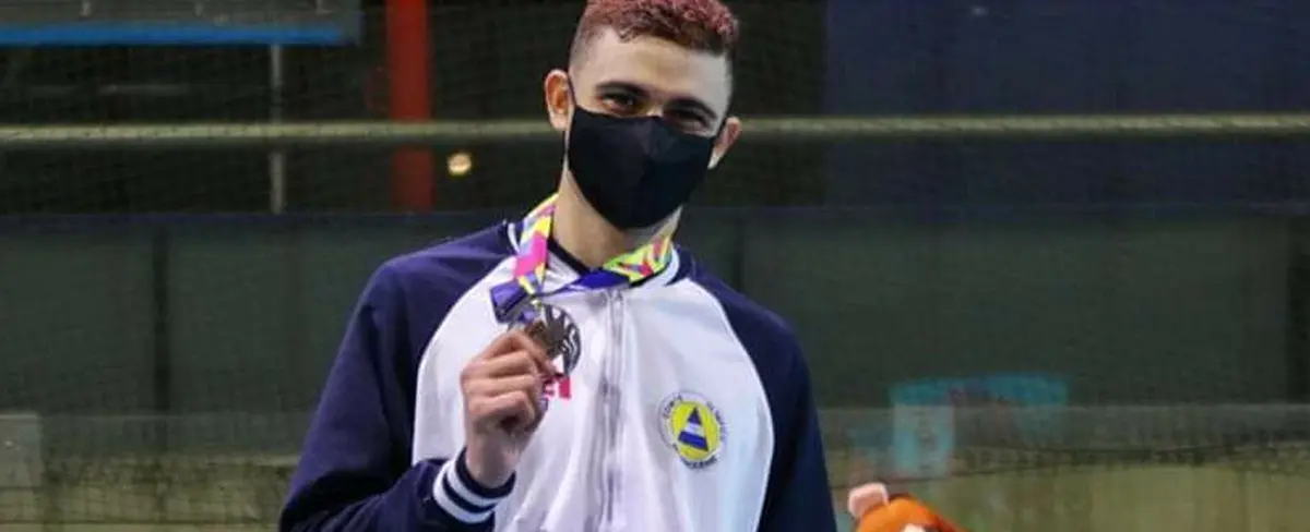David Robleto, el primer medallista nicaragüense en ganar plata en los Panamericanos Junior