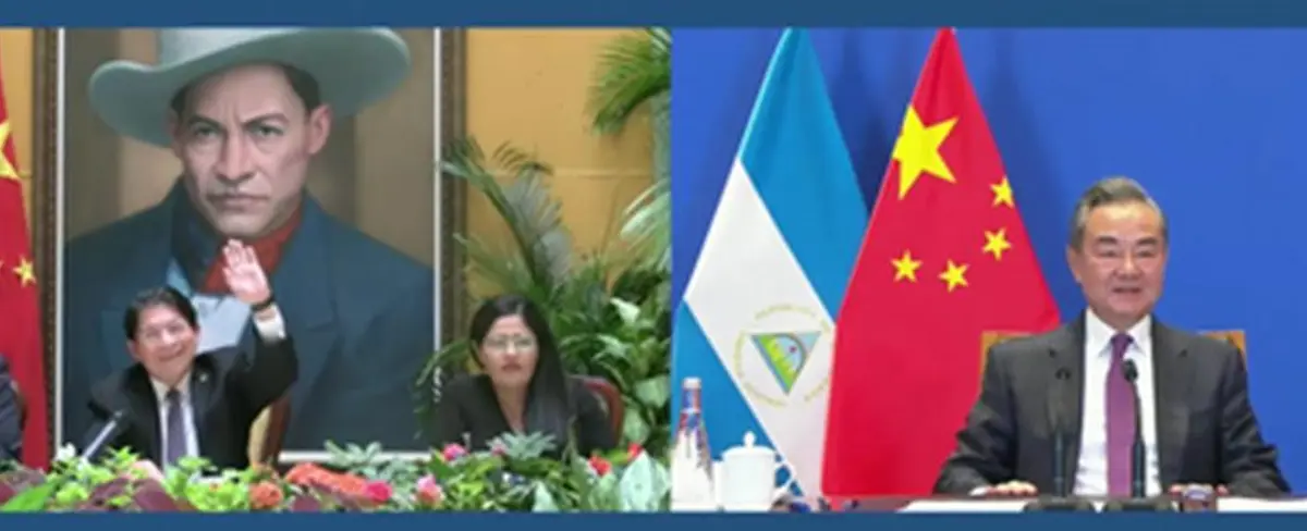 Cancilleres de Nicaragua y China sostienen encuentro virtual